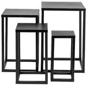 Livarno home Súprava servírovacích stolíkov, 4-dielna  (100392792)