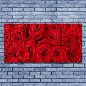 Obraz plexi Ruže kvety rastlina 120x60 cm