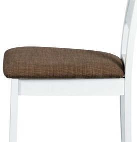 Súprava jedálenských stoličiek BC-2603 WT, biela,2 ks