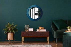 Okrúhle ozdobné zrkadlo Abstraktné umenie fi 60 cm