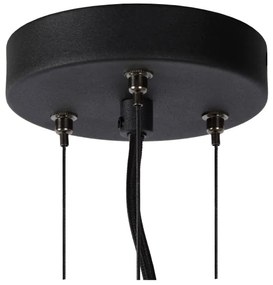 Lucide 45401/40/65 - Luster na lanku OLIVIA 3xE27/40W/230V pr. 40 cm čierna