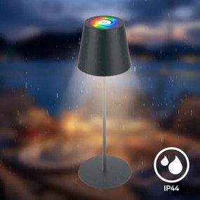 Briloner 7559015-LED RGB stolná lampa COLORIS 3,5W/5V IP44 2000mAh Wi-Fi Tuya