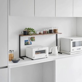 Biela/v prírodnej farbe drevená prídavná polička 28,5x8,5 cm Tower – YAMAZAKI