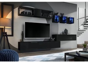 Obývacia stena Switch Met III čierny