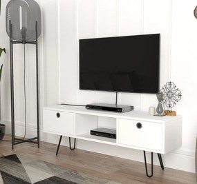 TV stolek MODA 120 cm bílý