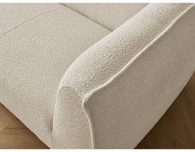 Béžová pohovka z textílie buklé 242 cm Giorgia – Bobochic Paris