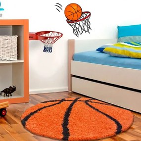 Koberec Fun Shaggy basketbal kruh