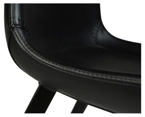 Čierna koženková barová stolička DAN-FORM Denmark Hype