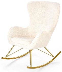 Kreslo Liberto krémová/zlatý