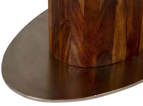 furniture-nabytek.cz - Masívny jedálenský stôl Cubus z palisandru, lakovaný, hnedý – 180×100×75 cm