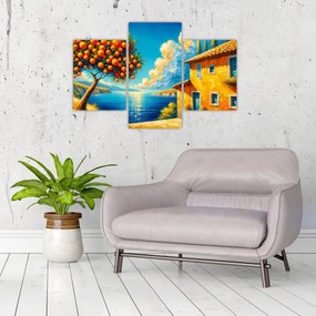 Obraz - Dom s pomarančmi II. (90x60 cm)