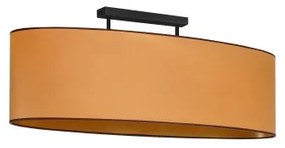 Duolla - Prisadený luster OVAL VEGAN 2xE27/15W/230V hnedá