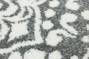 Koberec Lima G757A mandala, krémový / sivý kruh