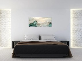 Obraz - 3D abstrakcie mora (120x50 cm)