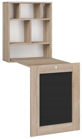 Rozkladací PC stolík Till (dub sonoma). Akcia -21%. Vlastná spoľahlivá doprava až k Vám domov. 1124834
