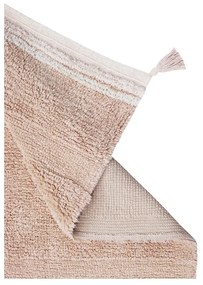 Svetloružový prateľný ručne tkaný bavlnený koberec 140x200 cm Bloom Rose – Lorena Canals
