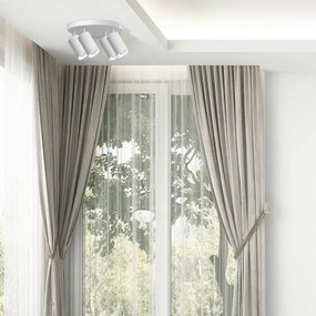 Kúpeľňové bodové svietidlo TURYN 4xGU10/10W/230V IP44 biela