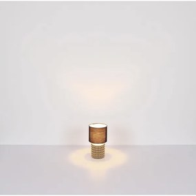 Globo 21626 - Stolná lampa VALENTINO 1xE14/40W/230V čierna/zlatá