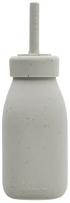 Fľaša so slamkou Platinum Silicone Sand