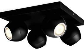 Philips 50474/30/P6 - LED Stmievateľné bodové svietidlo Hue BUCKRAM 4xGU10/5W/230V
