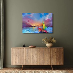 Obraz - Západ slnka (90x60 cm)