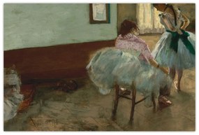 Obraz - Edgar Degas, The Dance Lesson, reprodukcia (90x60 cm)