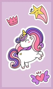 Dětský bavlněný ručník KIDS 003 30x50 cm růžový