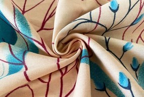 ECOMATRACE Bavlnené posteľné obliečky Béžové leto