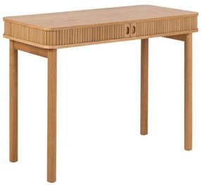 Drevený písací stôl do domácej kancelárie Langley (02749), dub