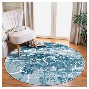 Kusový koberec Bett modrý kruh 160cm