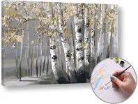 Maľovanie podľa čísel BREZOVÝ HÁJ – vysoká náročnosť