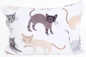 Obliečka na vankúš mikroplyš Exclusive 50 × 70 cm - Mačičky