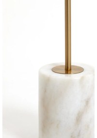 Stojacia lampa v bielo-zlatej farbe (výška 156 cm) Medina - Light &amp; Living