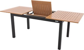 Doppler EXPERT WOOD antracit, polohovacie a stohovateľné kreslá, 6+2+1