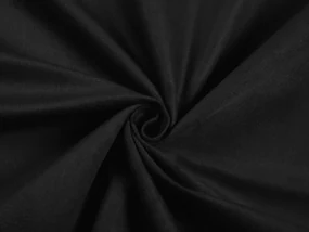 Biante Okrúhly obrus/imitácia brúsenej kože Alcantara ALC-012 Čierny Ø 70 cm