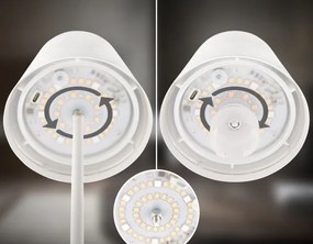 Briloner 7510016 - LED RGBW stmievateľná stolná lampa CALIDA 2,5W/5V IP44 1200 mAh biela