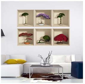 Sada 6 samolepiek s 3D efektom Ambiance Home