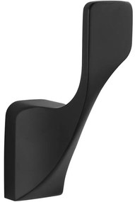 Mexen Rino, držiak na uterák, 1-háčik, čierna matná, 7027035-70