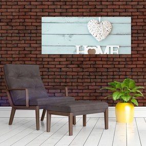 Obraz - I love home (120x50 cm)