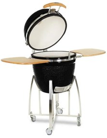 Kamado Keramický gril KLASIK SET 50cm Čierny