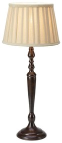 Tmavohnedá stolová lampa s textilným tienidlom (výška 60 cm) Chocolat – Markslöjd