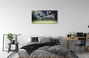 Obraz canvas Dážď lopta ľudia 125x50 cm