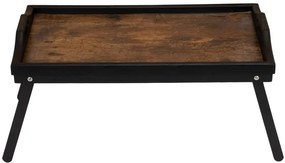 Podnos AURELIA RUSTIC čierny / hnedý