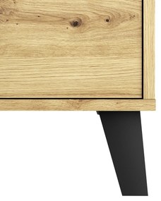 Komoda BOGAN 3S70, remeselne spracovaný dub