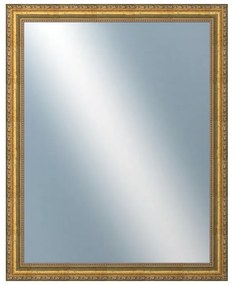 DANTIK - Zrkadlo v rámu, rozmer s rámom 80x100 cm z lišty KLASIK zlatá (2824)