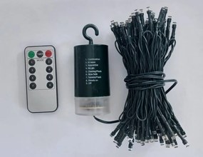 DECOLED Batériové LED osvetlenie, teplá biela, 10,2 m, IP44