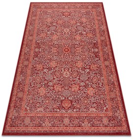 Koberec ANTIGUA 518 74 KA300 OSTA - Kvety / rám, červený