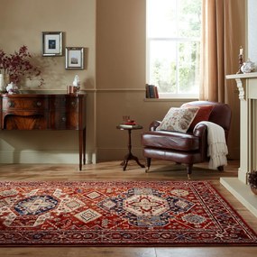 Kusový koberec Sincerity Royale Gillingham Red, 160x230, červená, obývacia izba, Flair Rugs