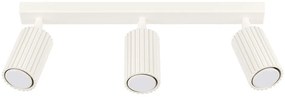 Krémovobiele bodové svietidlo 6,5x45 cm Gleam – Sollux
