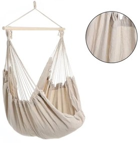 InternetovaZahrada Závesné kreslo - krémové